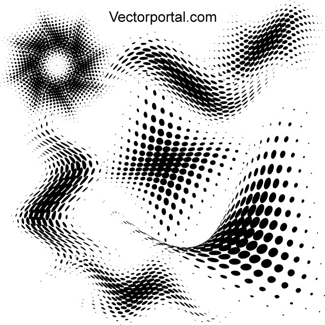 660x660 Halftone Symbols For Illustrator