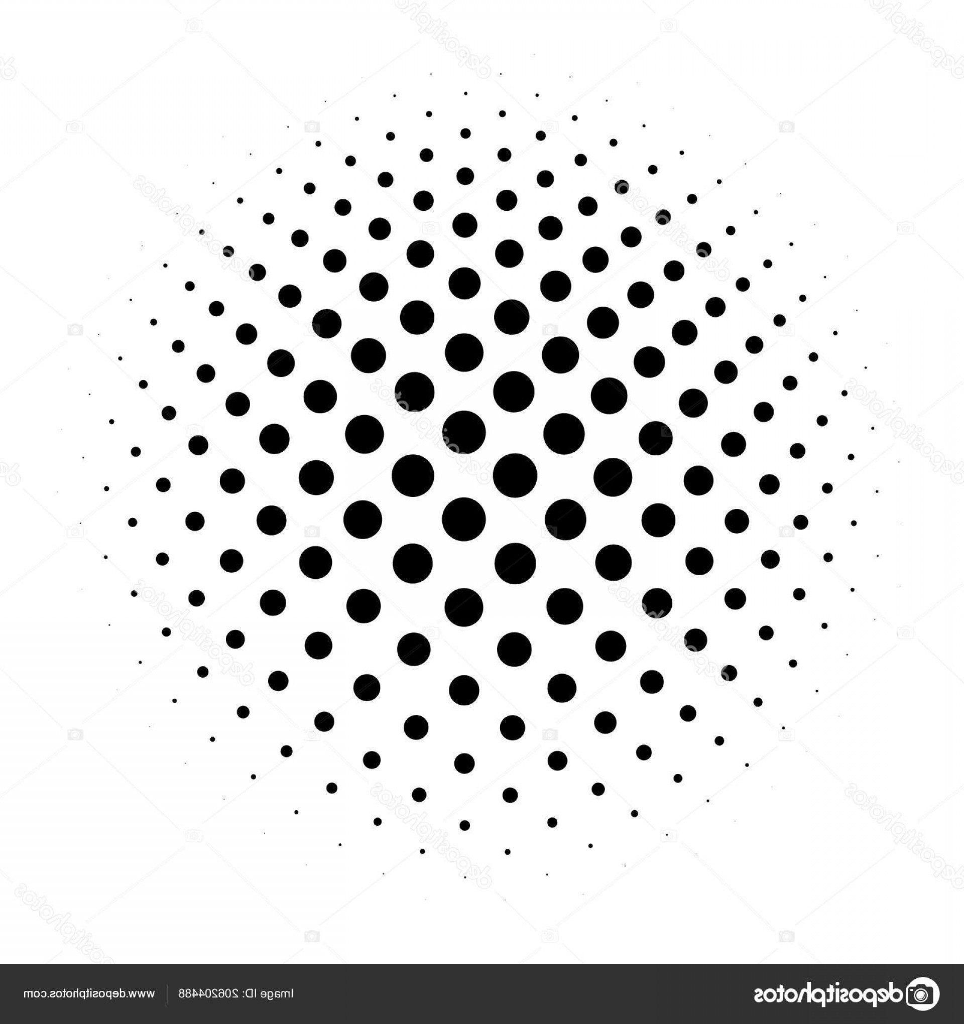 1920x2040 Stock Illustration Halftone Dots Radial Gradient Isolated Cqrecords
