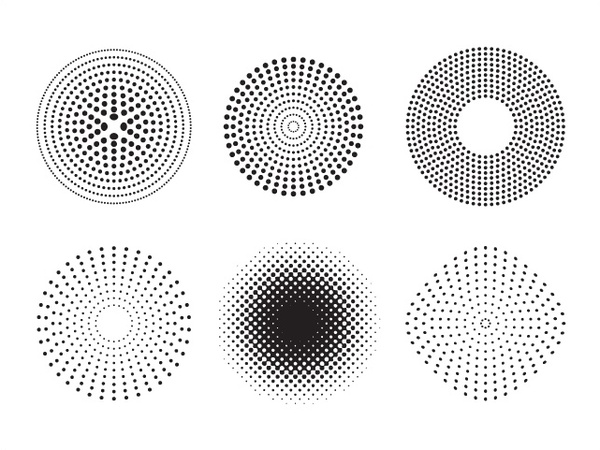 600x450 Vector Dots And Halftone Pattern Free Vector In Adobe Illustrator