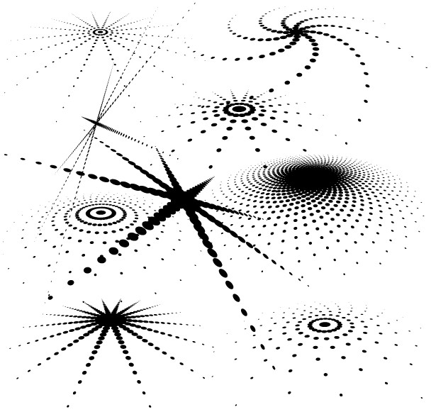 608x581 Abstract Halftone Pattern Illustrator Free Vector Free Download