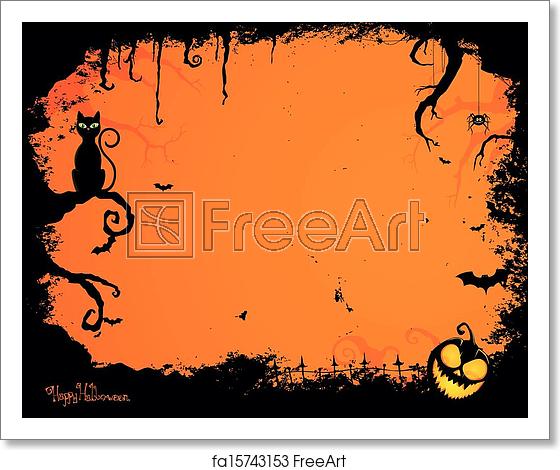 Free Art Print Of Vector Halloween Background Vector Illustration 560x470 Free Art Print Of Vector Halloween Background Vector Illustration