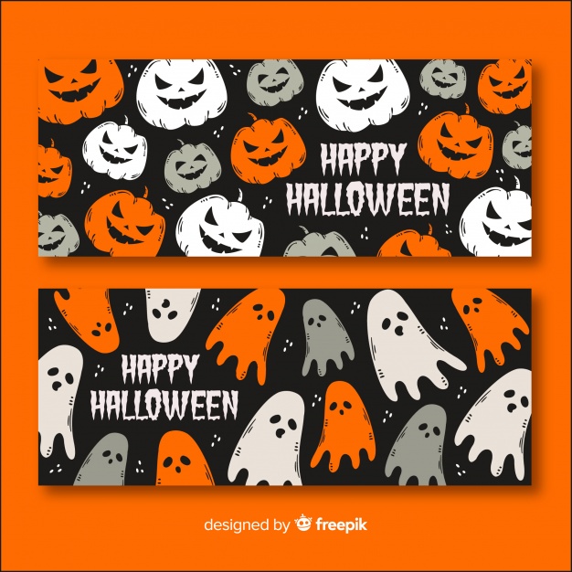 Halloween Banner Concept Vector Free Download 626x626 Halloween Banner Concept Vector Free Download
