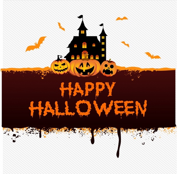 Halloween Banner Free Vector In Adobe Illustrator 600x589 Halloween Banner Free Vector In Adobe Illustrator