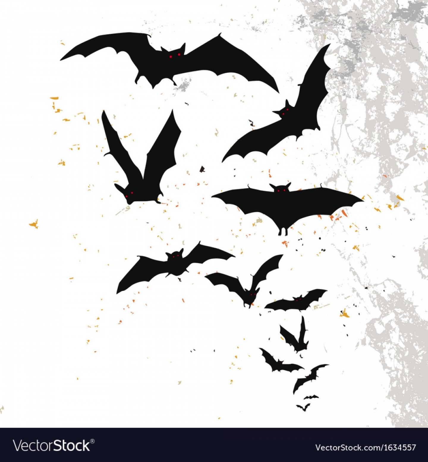 1440x1555 Flying Bats Silhouette Vector Catchsplace