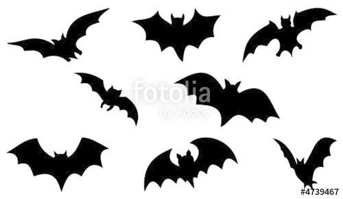 500x290 Halloween Bats Stock Image And Royalty Free Vector