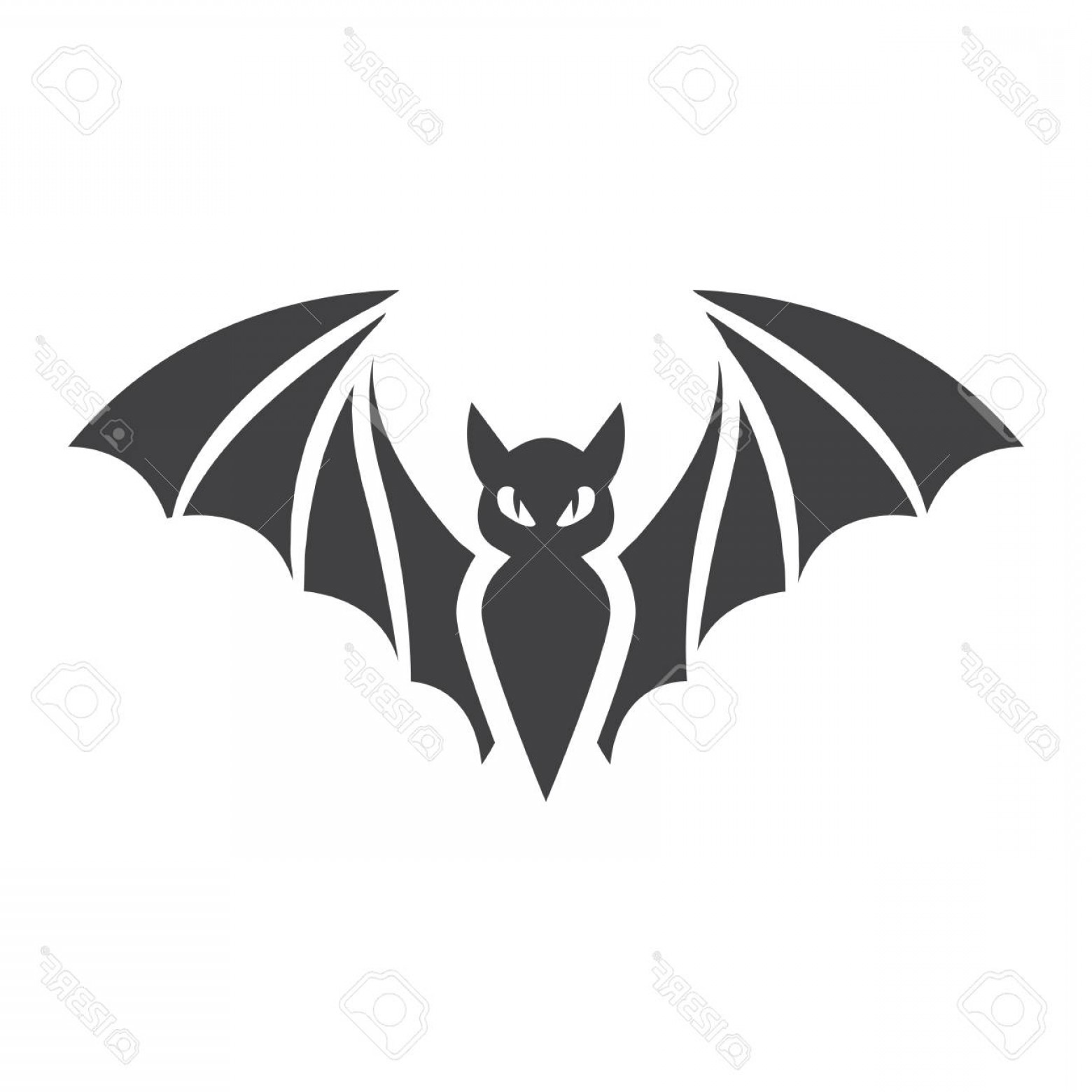 1560x1560 Photobat Glyph Icon Halloween And Scary Animal Sign Vector