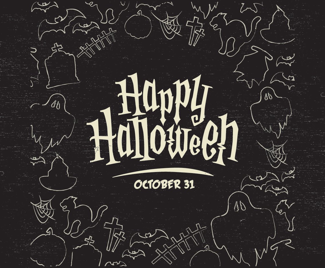Halloween Border Vector Vector Art Graphics 1136x936 Halloween Border Vector Vector Art Graphics