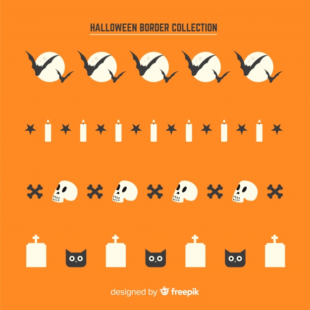 Halloween Border Pack Vector Free Download 626x626 Halloween Border Pack Vector Free Download