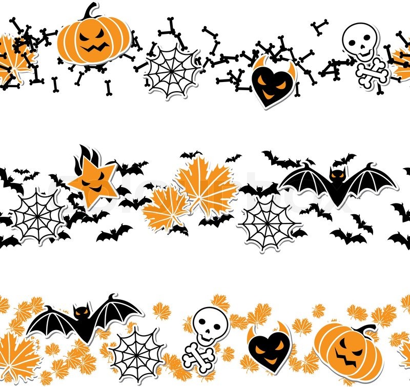 Vector Border Of Halloween Related Stock Vector Colourbox 800x755 Vector Border Of Halloween Related Stock Vector Colourbox