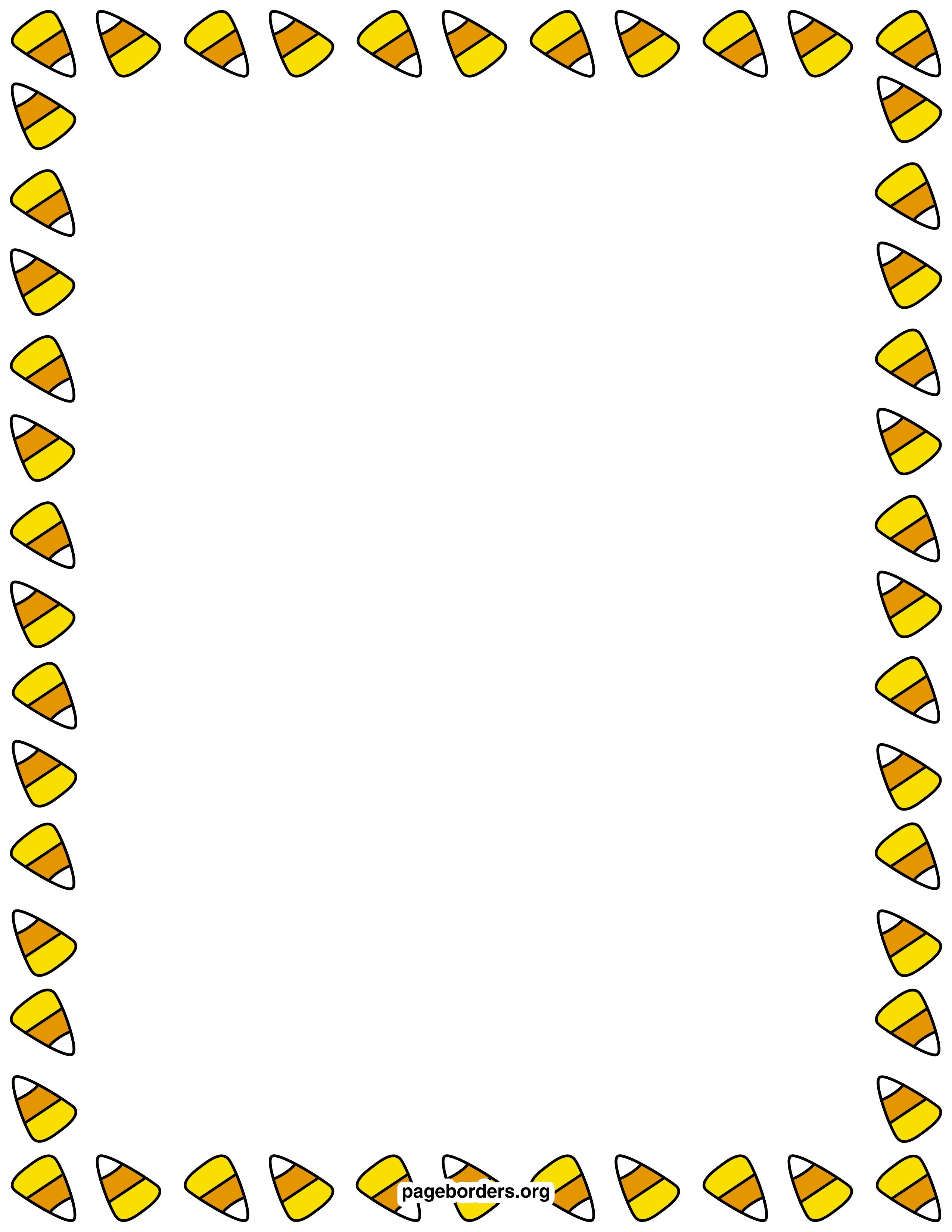 Free Halloween Borders Clip Art 2550x3300 Free Halloween Borders Clip Art