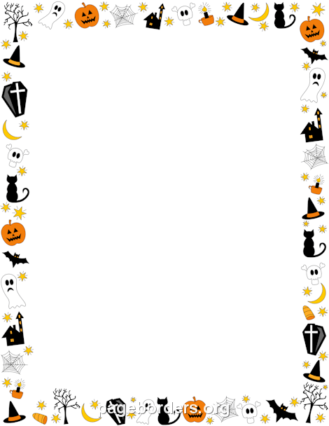 Free Halloween Borders Clip Art 470x608 Free Halloween Borders Clip Art
