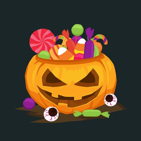 Halloween Candy Vector Illustration 490x490 Halloween Candy Vector Illustration
