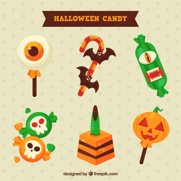 Assortment Of Candies And Halloween Candy Vector Free Download 626x626 Assortment Of Candies And Halloween Candy Vector Free Download
