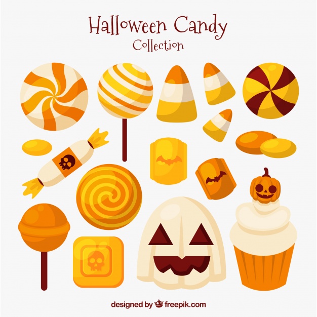 Halloween Candies With Classic Style Vector Free Download 626x626 Halloween Candies With Classic Style Vector Free Download