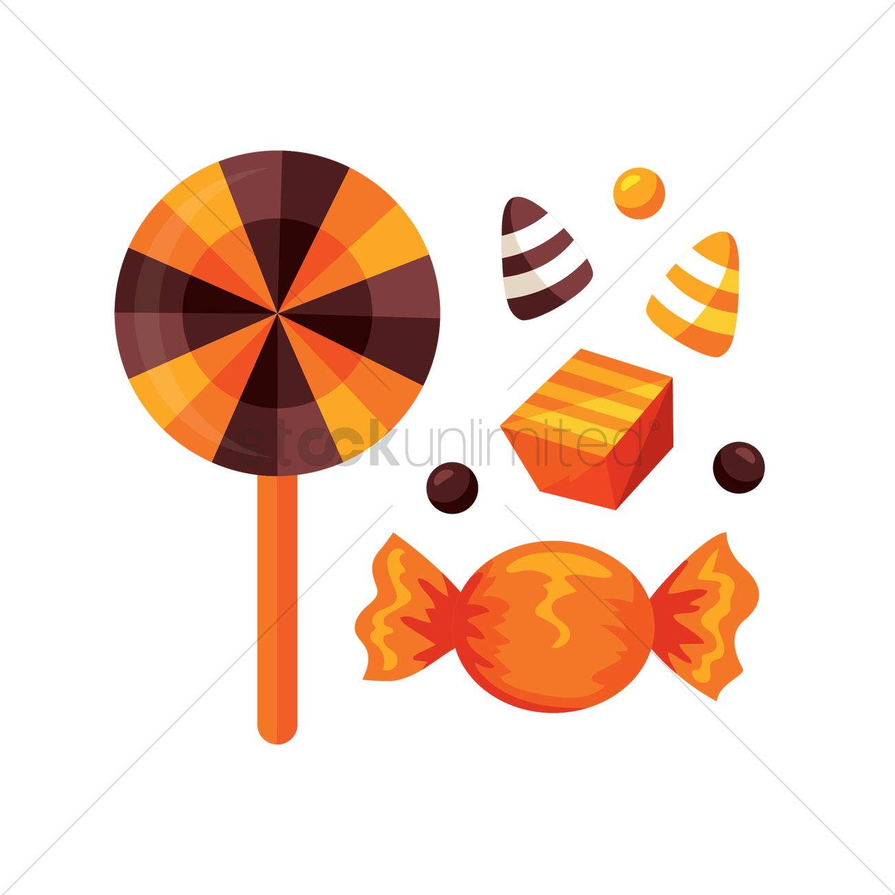 Halloween Candy Vector Image 1300x1300 Halloween Candy Vector Image