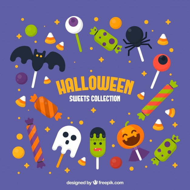 Halloween Candy Collection Vector Free Download 626x626 Halloween Candy Collection Vector Free Download