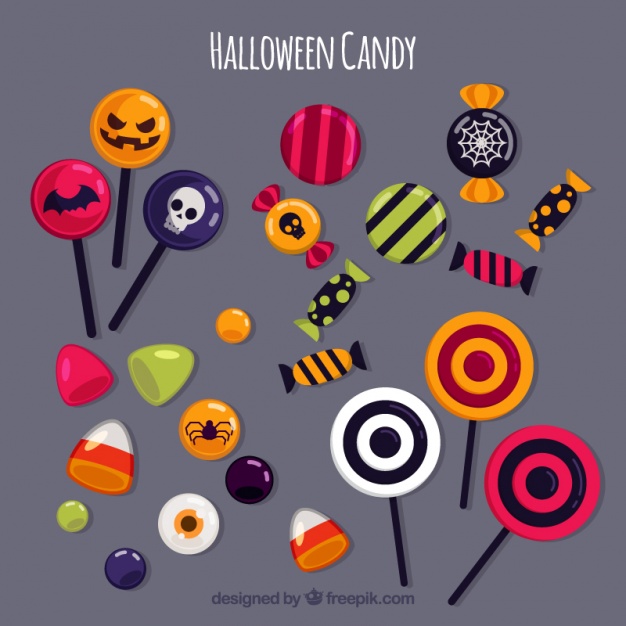 Halloween Candy Variety Vector Free Download 626x626 Halloween Candy Variety Vector Free Download