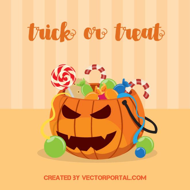 Halloween Candy Vector Image 660x660 Halloween Candy Vector Image
