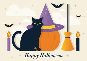286x200 Halloween Cat Free Vector Art