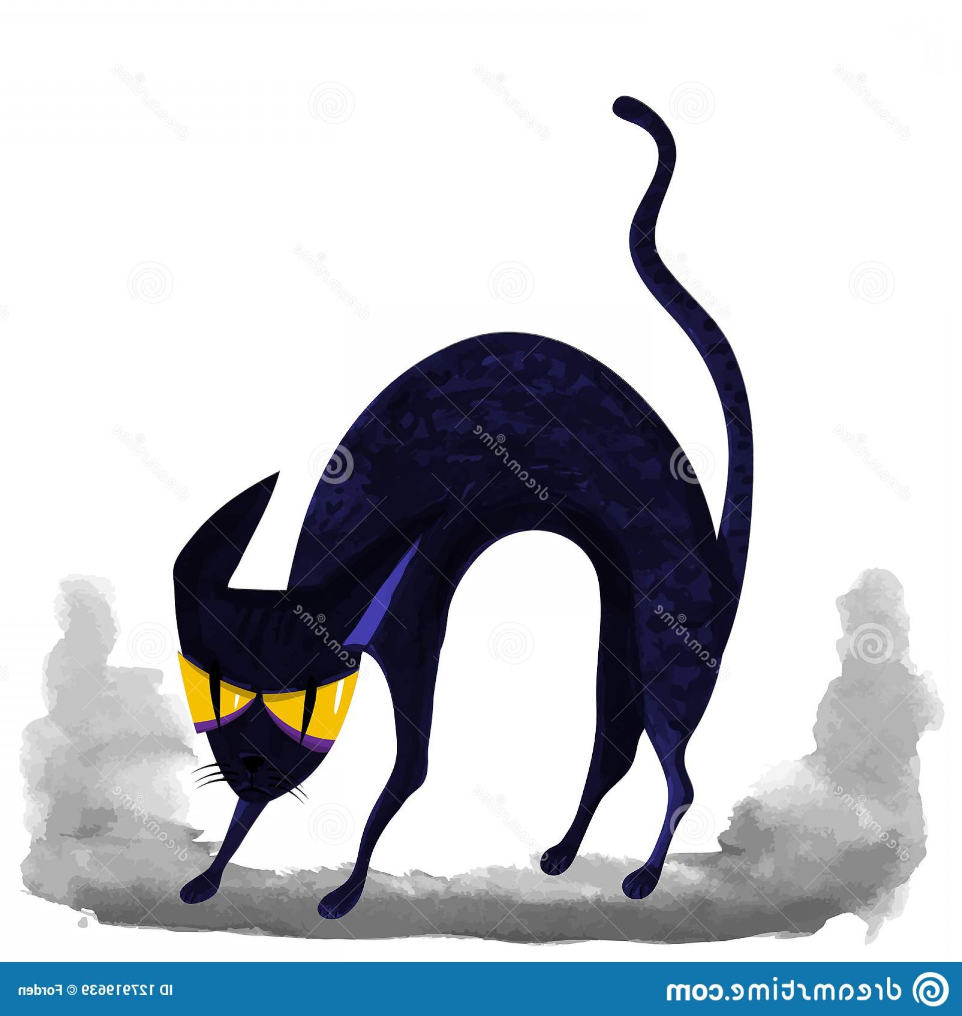 1920x2028 Spooky Cat Vector Studiogrfx