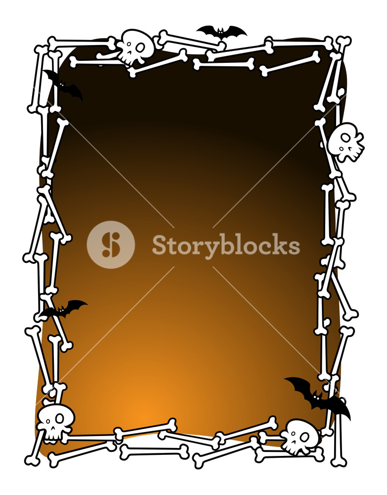 783x1000 Halloween Frame Vector Royalty Free Stock Image