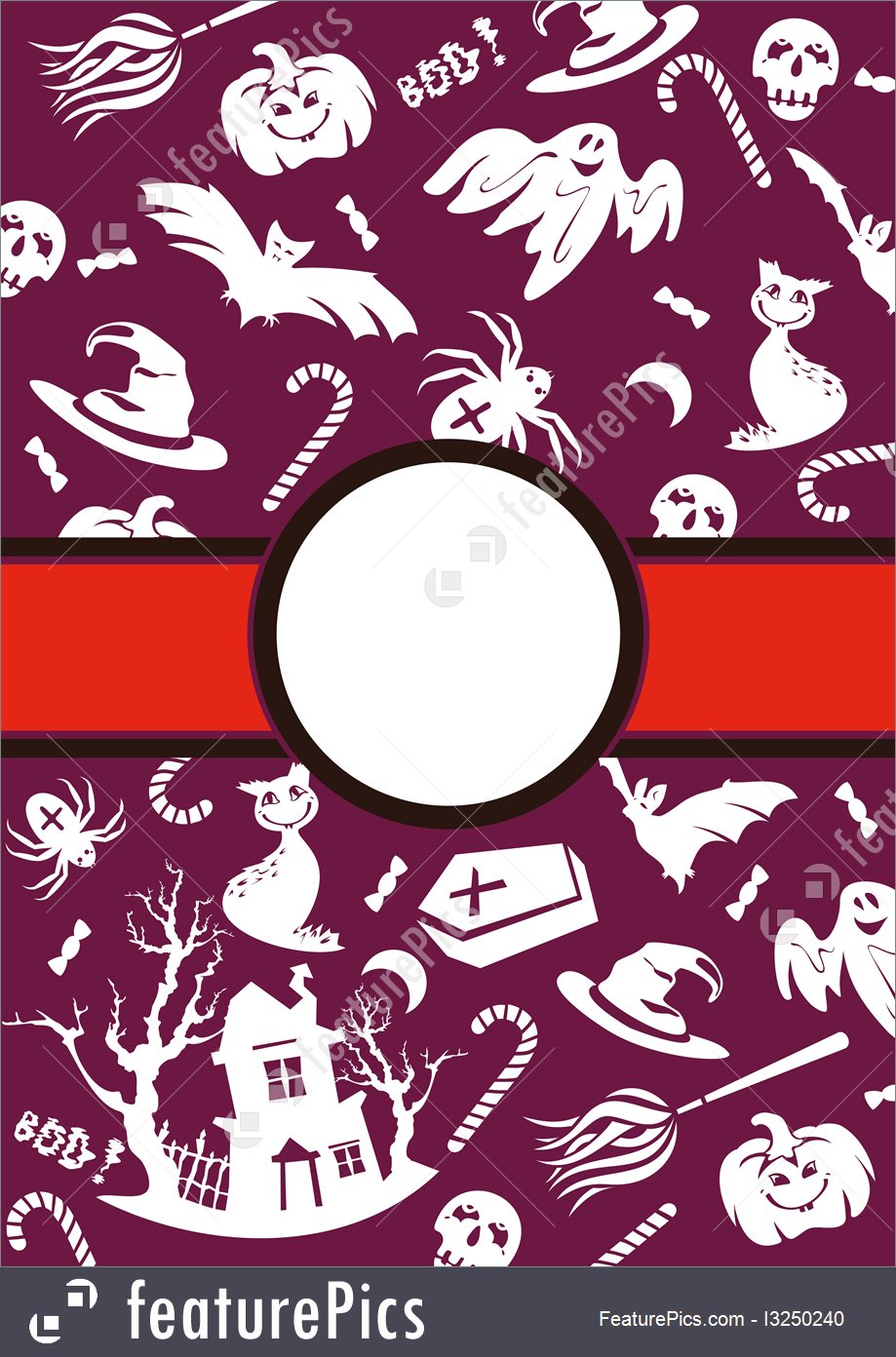 919x1392 Halloween Vector Frame