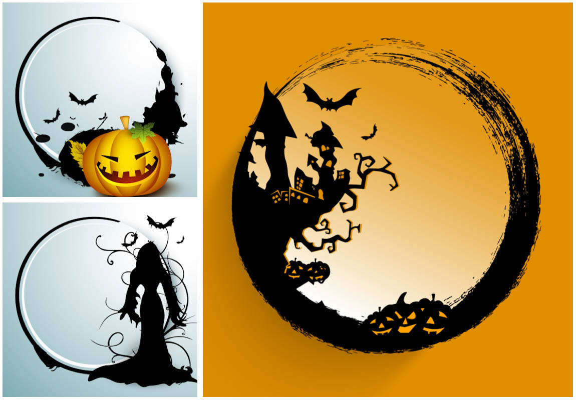 1150x800 Halloween Frames Vector Vector Graphics Blog