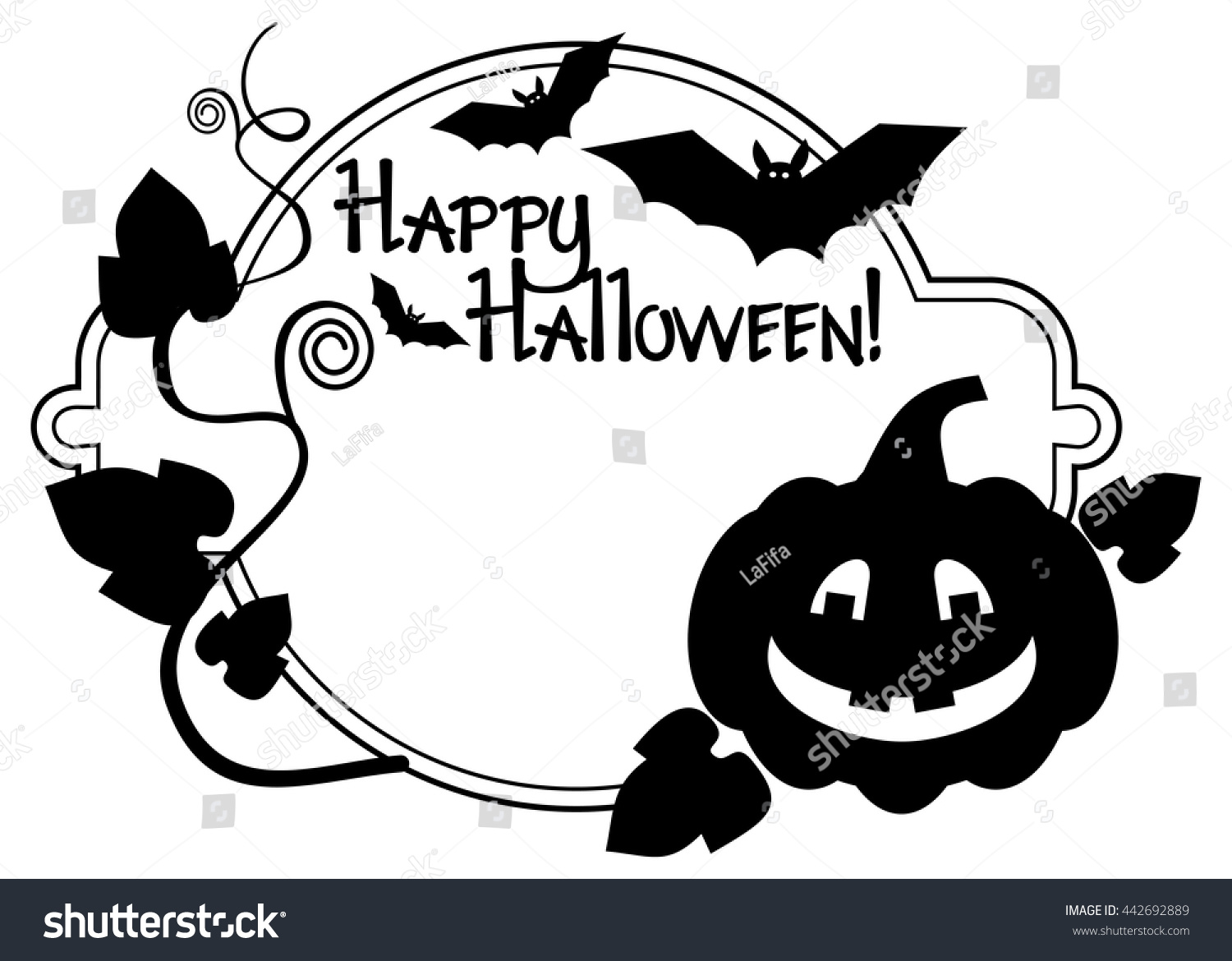 1500x1170 Happy Halloween Frame Clipart