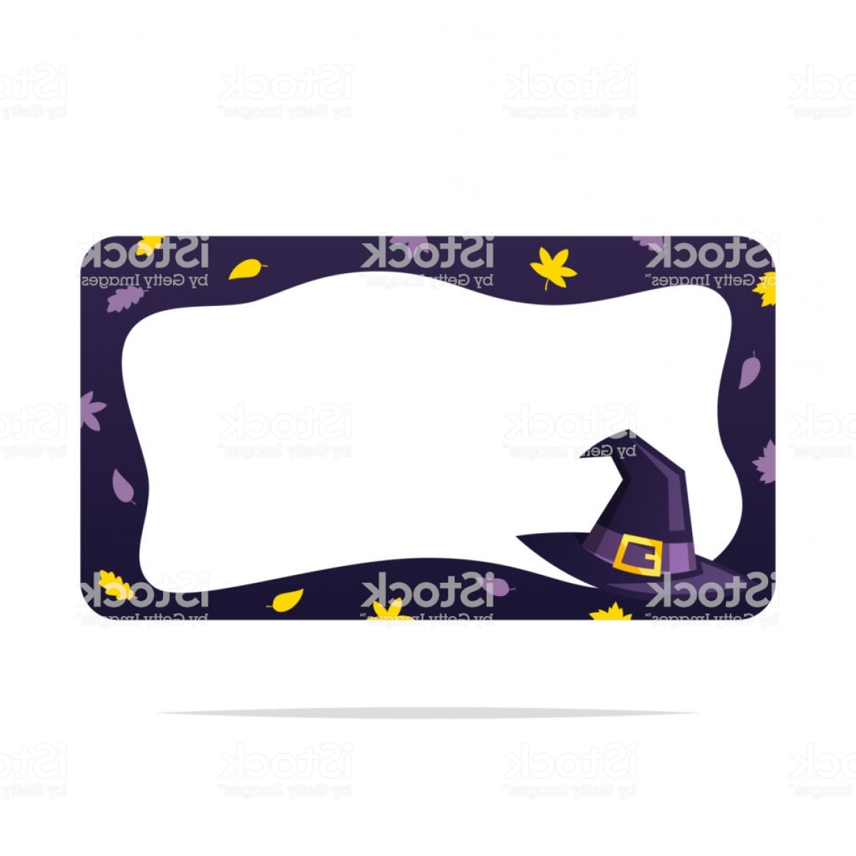 1228x1228 Witch Hat Halloween Frame Vector Isolated Gm Geekchicpro
