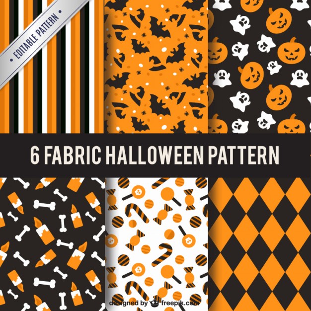 Collection Of Halloween Patterns Vector Free Download 626x626 Collection Of Halloween Patterns Vector Free Download