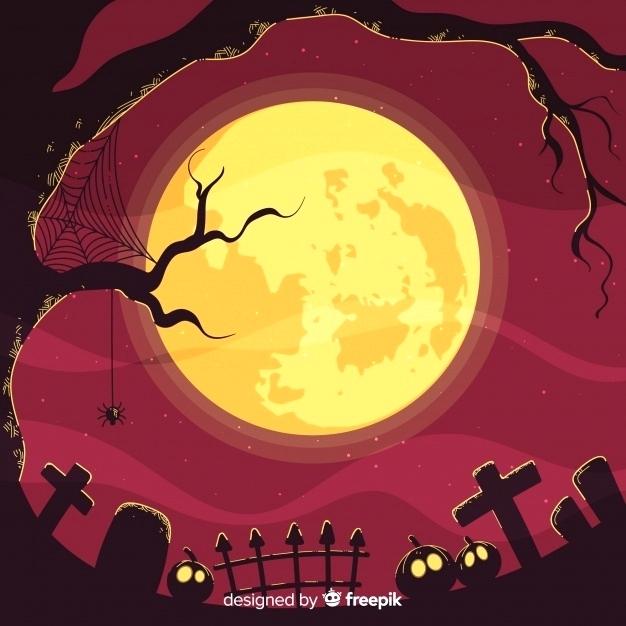 626x626 Haloween Background Spooky Free Vector Halloween Poster Downvote