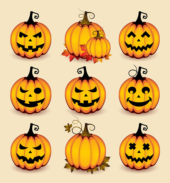 550x591 Halloween Pumpkins, Vectors, Posters Backgrounds You Would