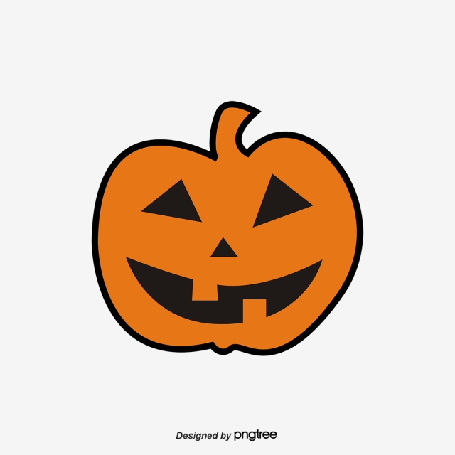 640x640 Cute Halloween Pumpkin, Halloween, Pumpkin, Orange Png And Vector