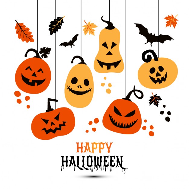 626x626 Hanging Pumpkins For Halloween Vector Free Download