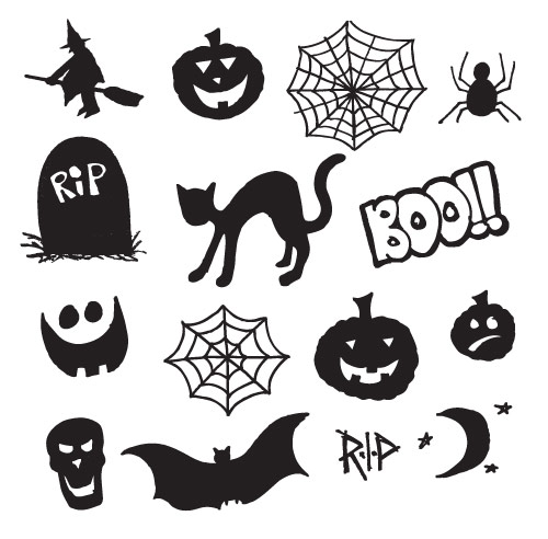 500x492 Of The Creepiest, Spookiest, Boo Filled Halloween Vectors!