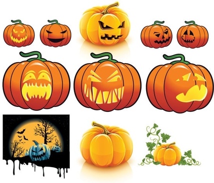 429x368 Pumpkin Vector Art