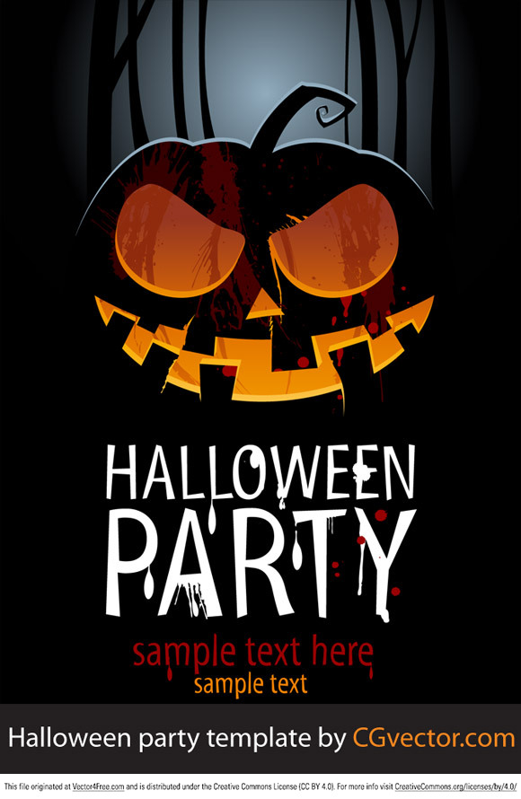 580x890 Free Halloween Vectors
