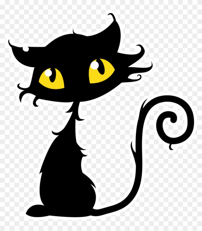 840x961 Halloween Cats Clipart