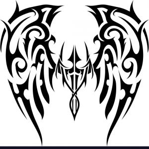 Black Angel Wings And Halo Vector Cultracing 300x300 Black Angel Wings And Halo Vector Cultracing