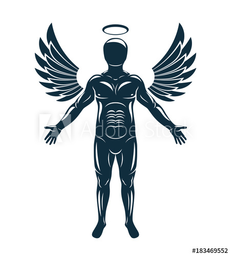 Vector Graphic Illustration Of Muscular Human Made Using Angelic 451x500 Vector Graphic Illustration Of Muscular Human Made Using Angelic
