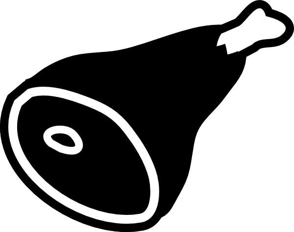 Ham Clip Art 600x474 Ham Clip Art