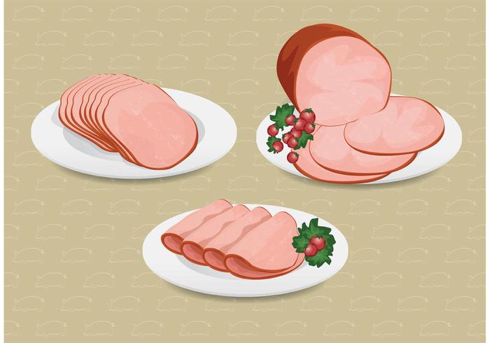 Meat Ham Vector 700x490 Meat Ham Vector