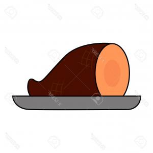 Photostock Vector Thanksgiving Day Object Ham Vector Illustration 300x300 Photostock Vector Thanksgiving Day Object Ham Vector Illustration