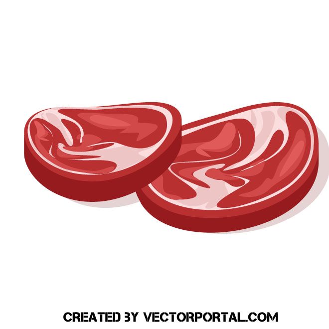 Slices Of Ham Vector Clip Art Food And Drink Vectors 660x660 Slices Of Ham Vector Clip Art Food And Drink Vectors
