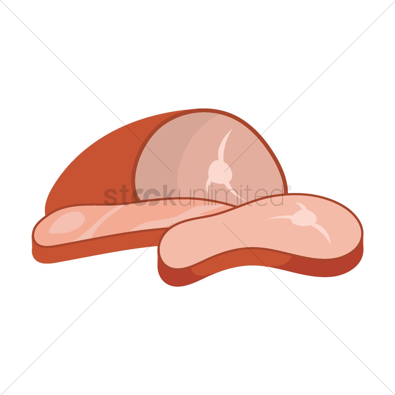 Ham Vector Image 1300x1300 Ham Vector Image