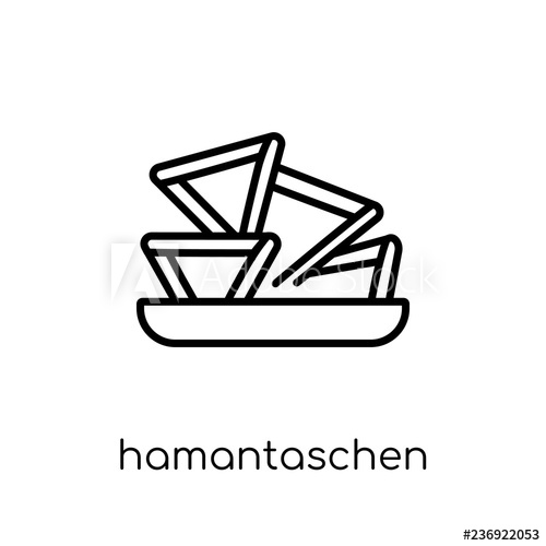 Hamantaschen Icon Trendy Modern Flat Linear Vector Hamantaschen 500x500 Hamantaschen Icon Trendy Modern Flat Linear Vector Hamantaschen