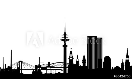500x300 Hamburg Skyline