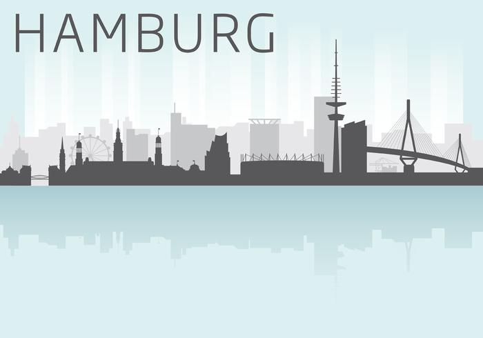 700x490 Hamburg Skyline Vector