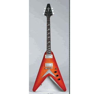 335x320 Hamer Vector Cherryburst Flame Top Guitar