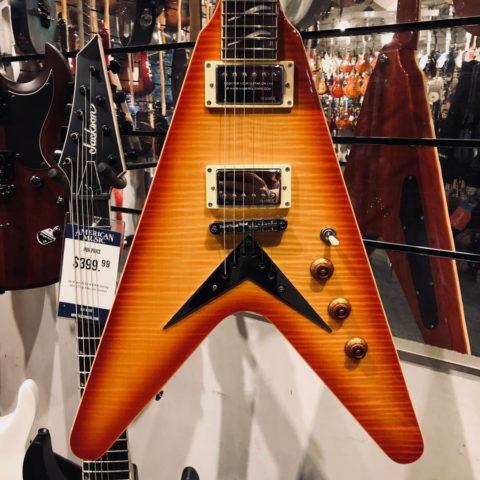 480x480 Hamer Vector Flame Top Electric Guitar